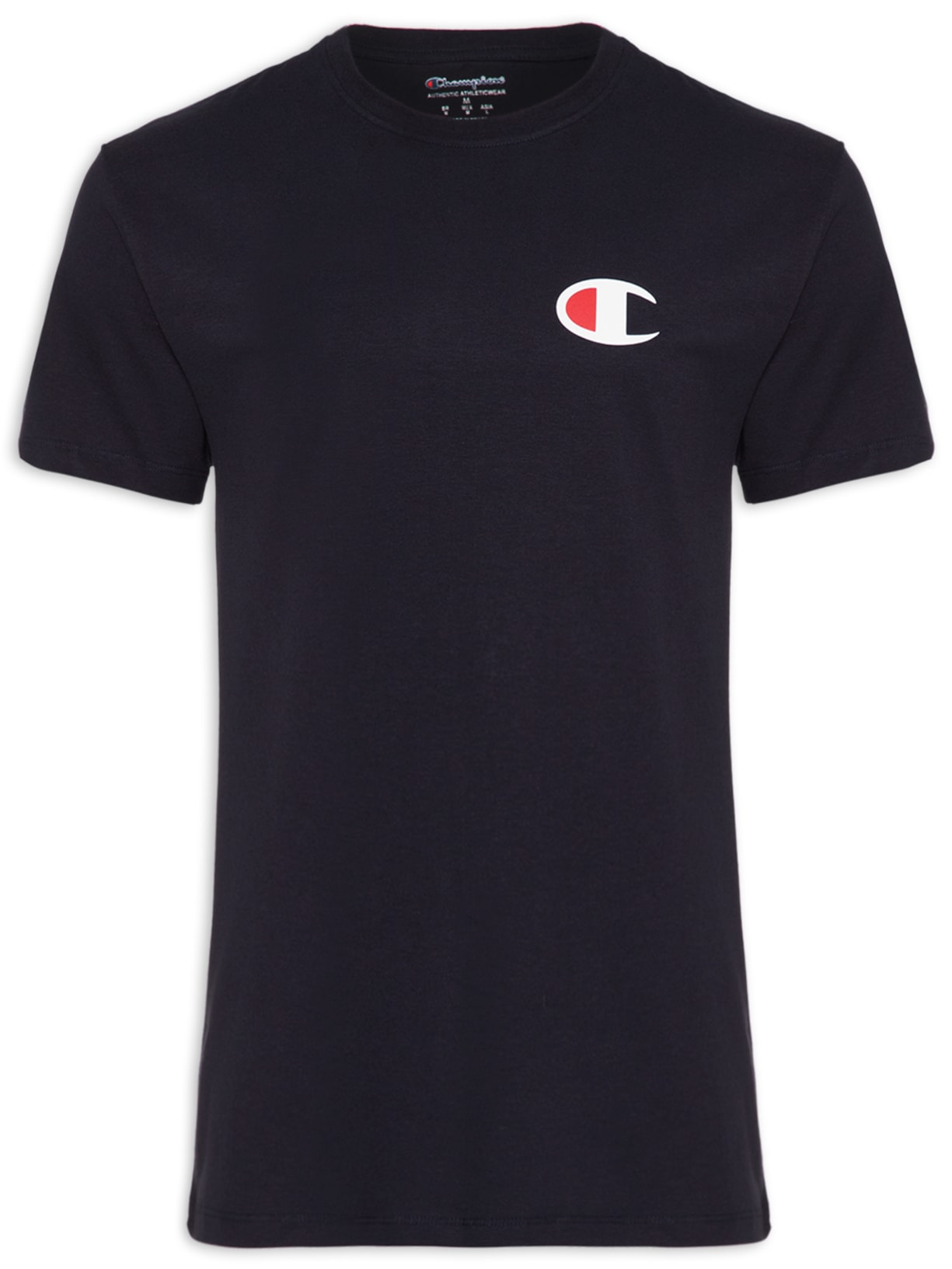 Camiseta Masculina Ath Medium C Logo Ink - Azul