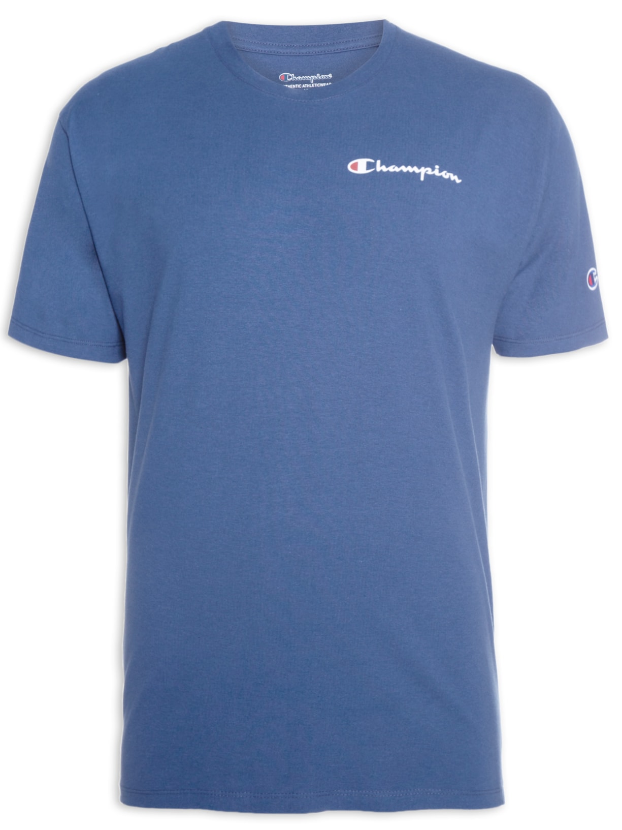 Camiseta Masculina Ath Mini Script Logo Ink - Azul