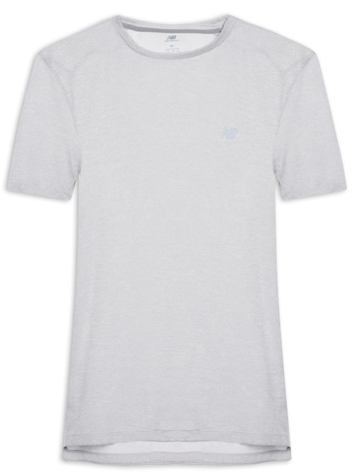 Camiseta Masculina Atlhetics Run - Cinza