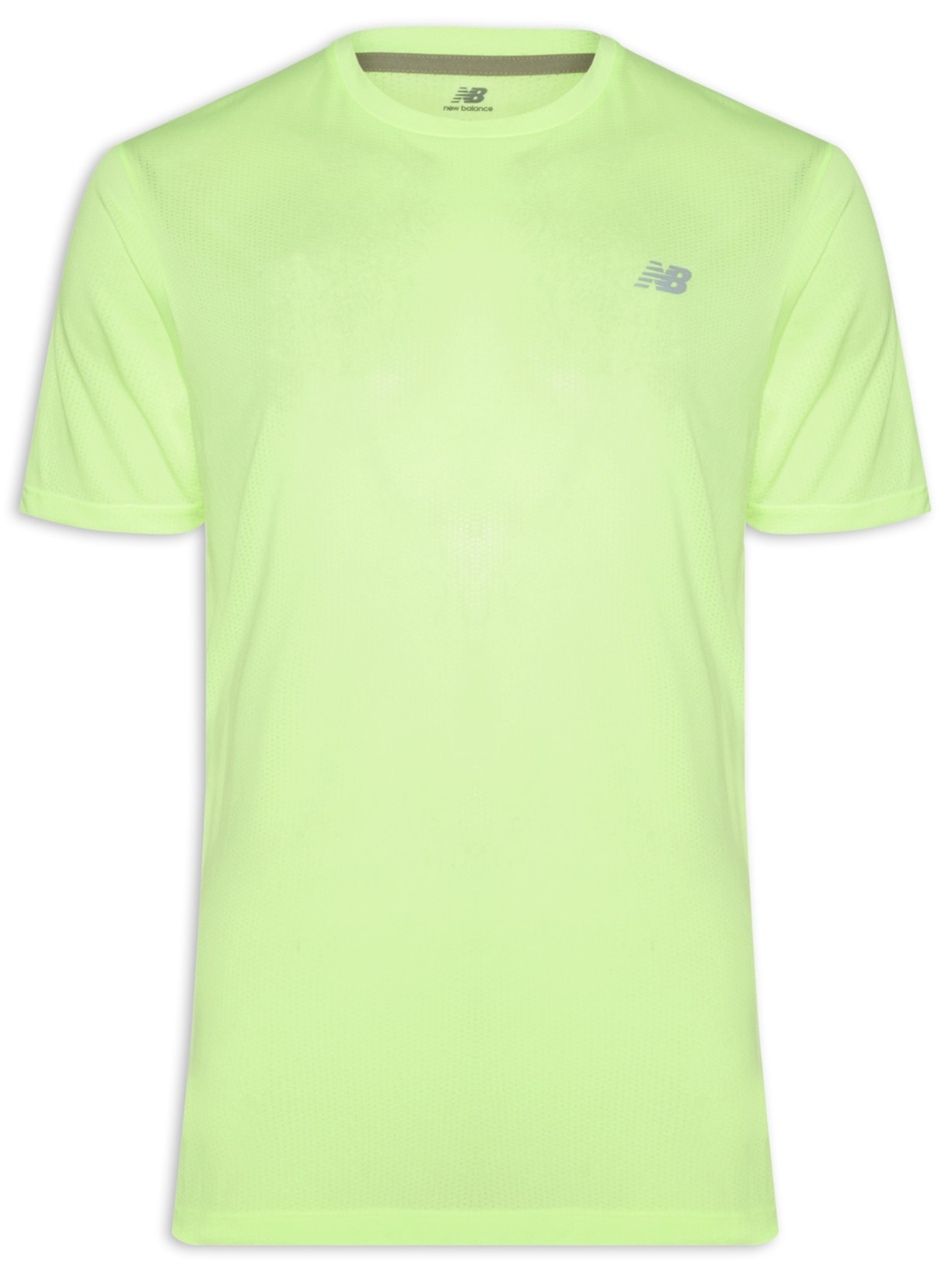Camiseta Masculina Atlhetics Run Verde New Balance