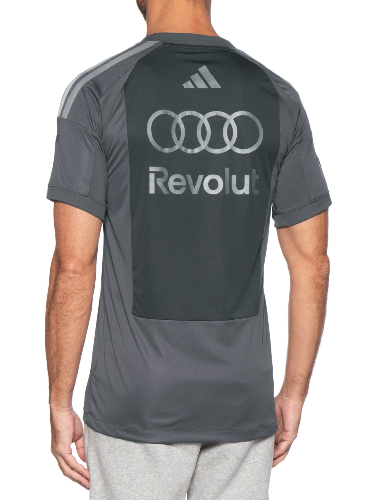Camiseta Masculina Audi Revolut Driver Cinza Adidas + Audi
