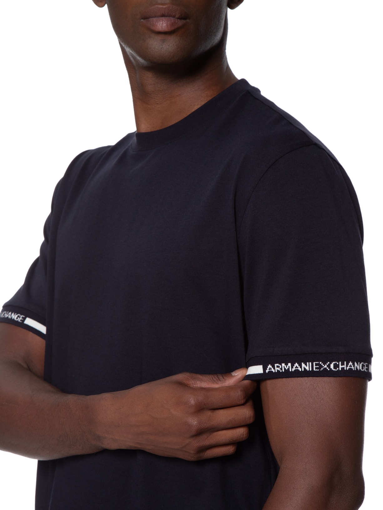 Camiseta Masculina Azul Armani Exchange