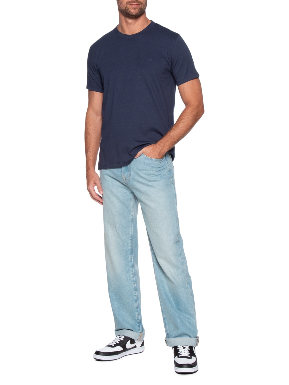 Camiseta Masculina Azul Forum