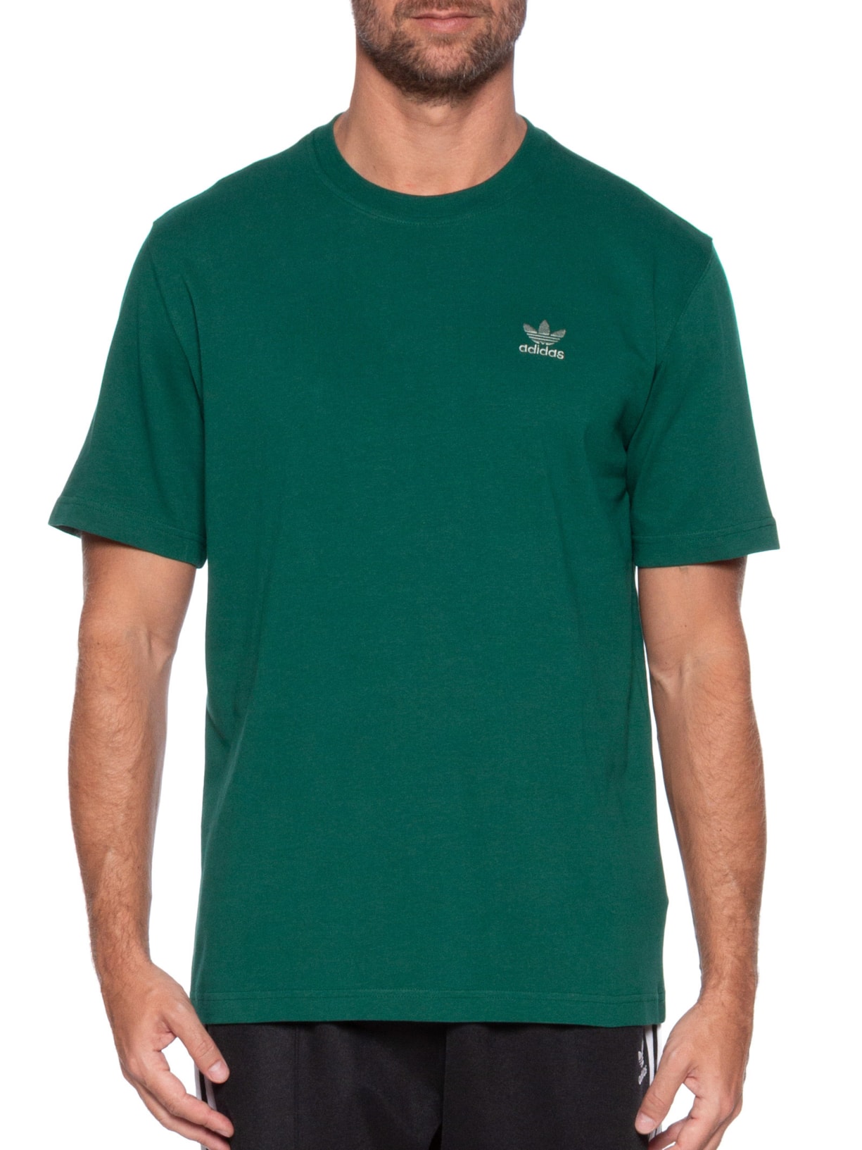 Camiseta Masculina B F Trefoil Verde Adidas Originals