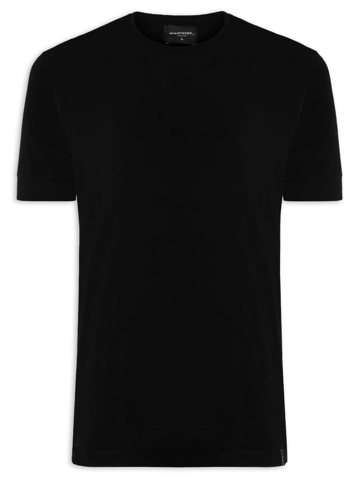 Camiseta Masculina Bambu Liso - Preto