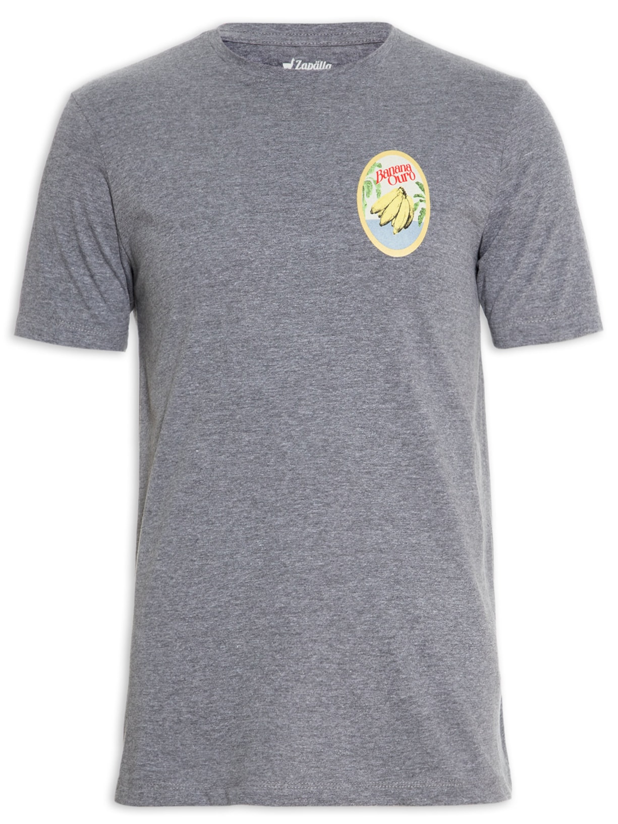 Camiseta Masculina Banana Ouro - Cinza