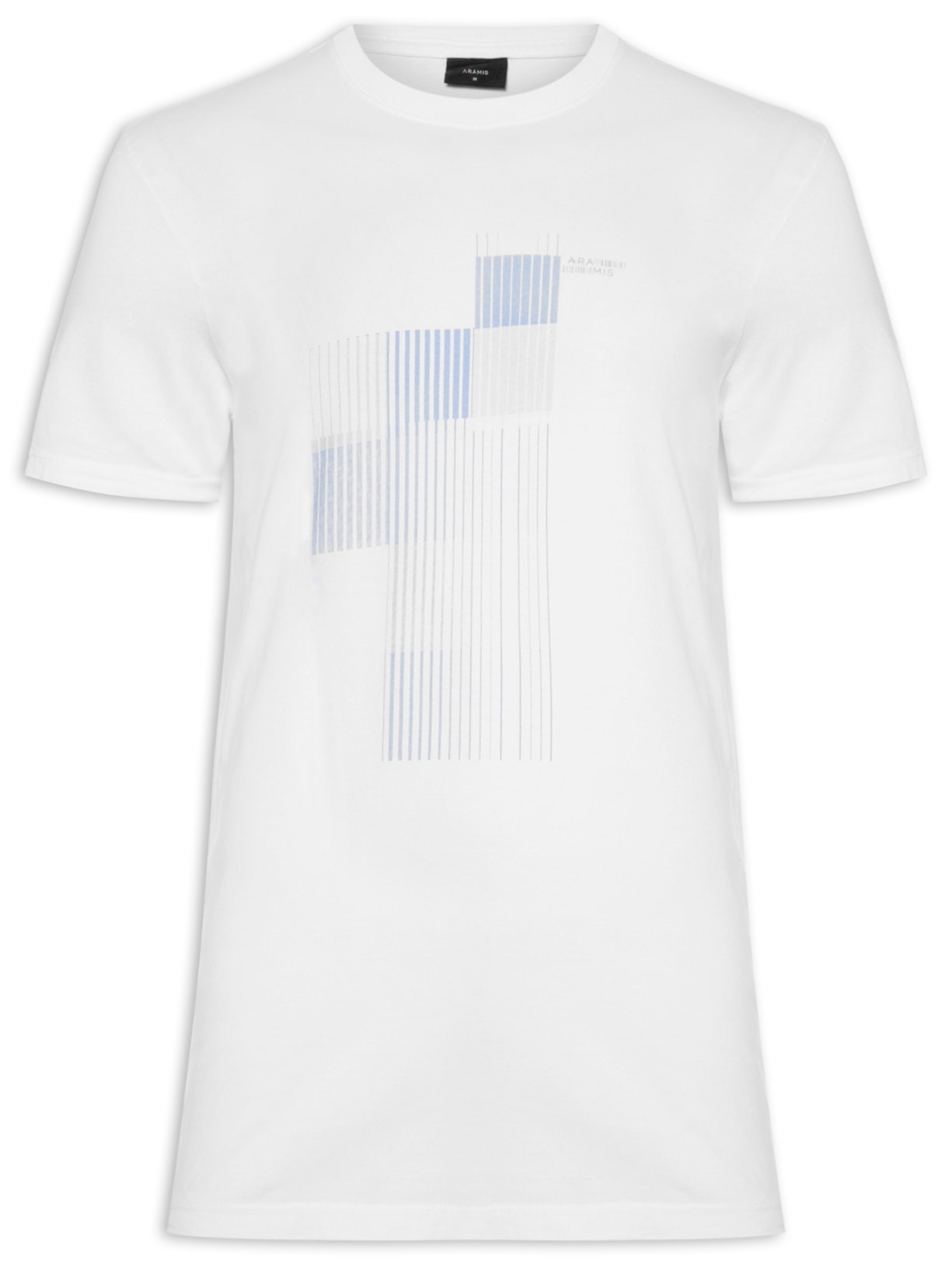 Camiseta Masculina Barcode - Branco