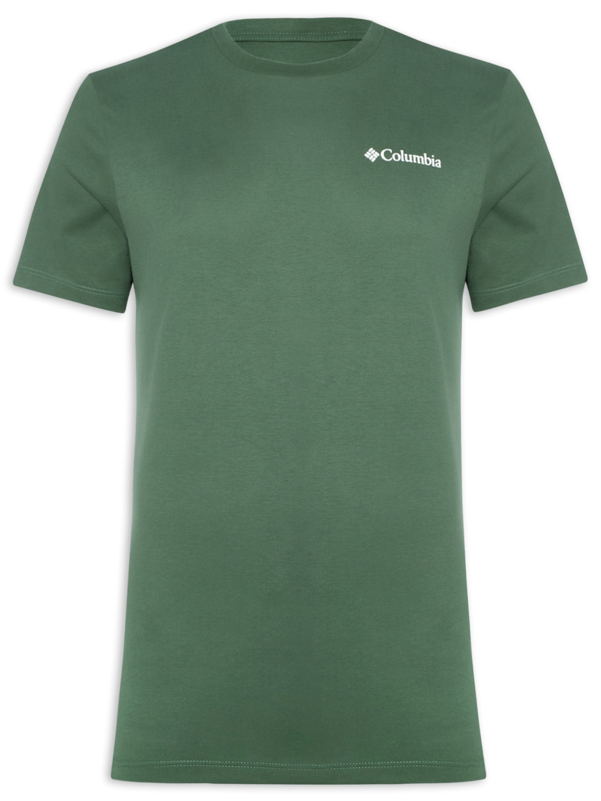 Camiseta Masculina Basic 30R Verde  Columbia