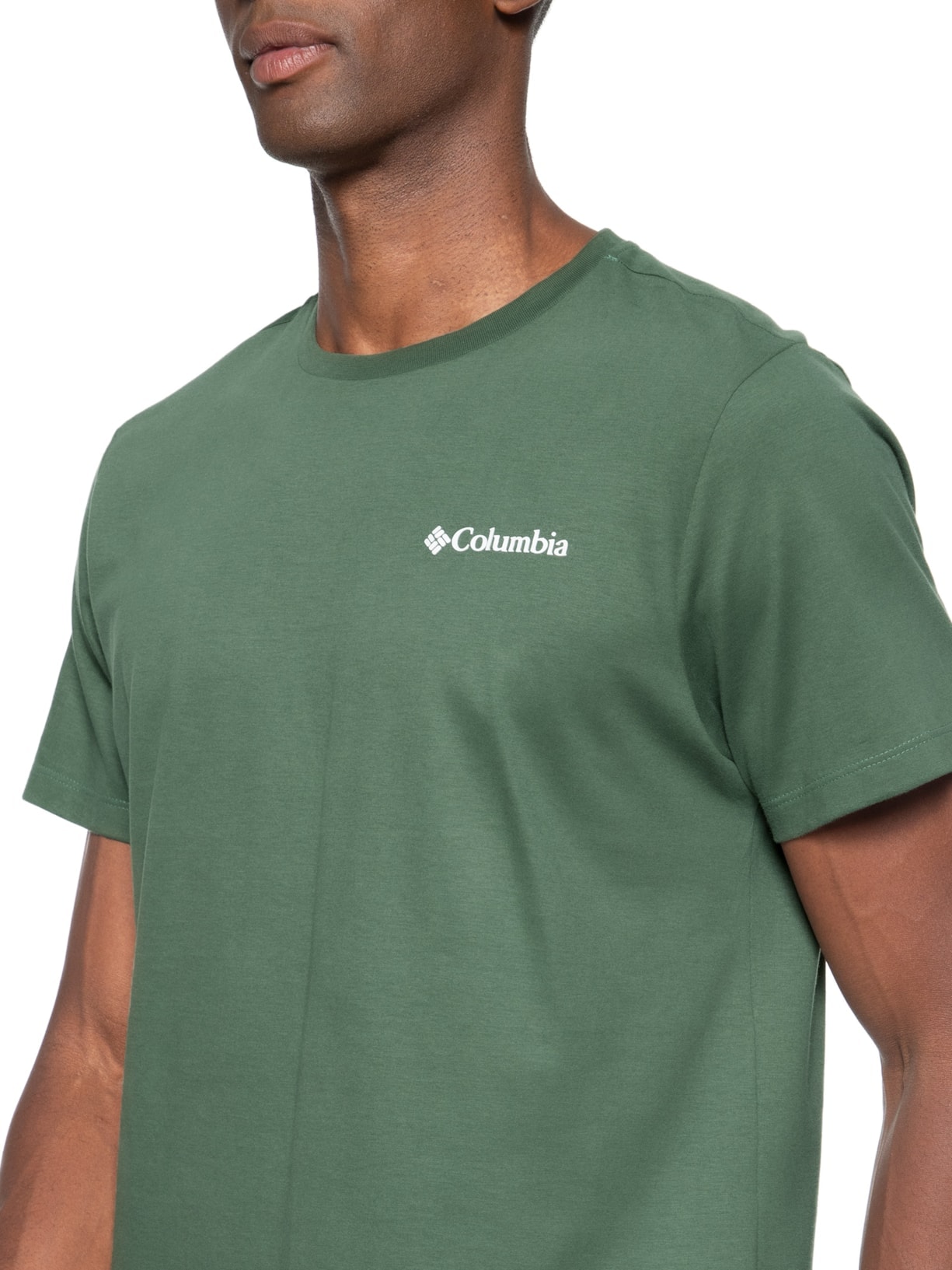 Camiseta Masculina Basic 30R Verde  Columbia
