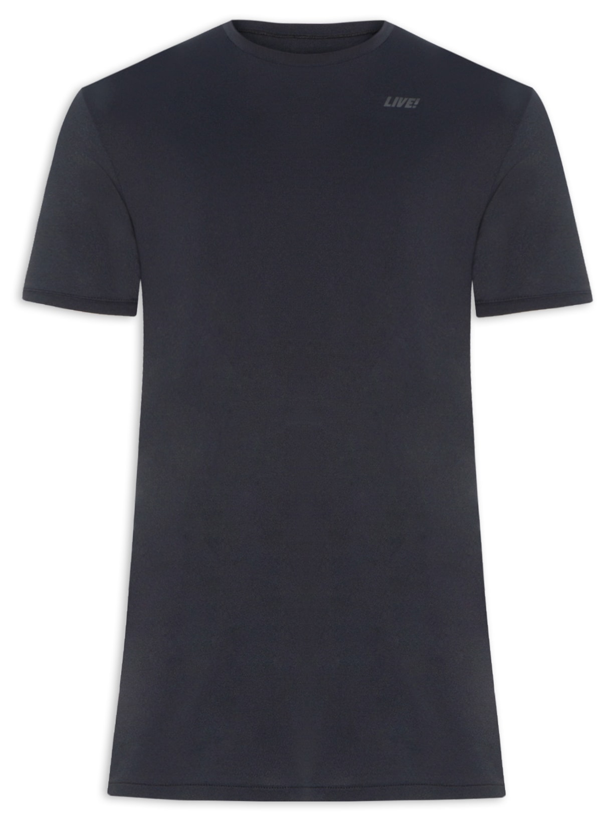 Camiseta Masculina Basic Comfort Men Preto Live!