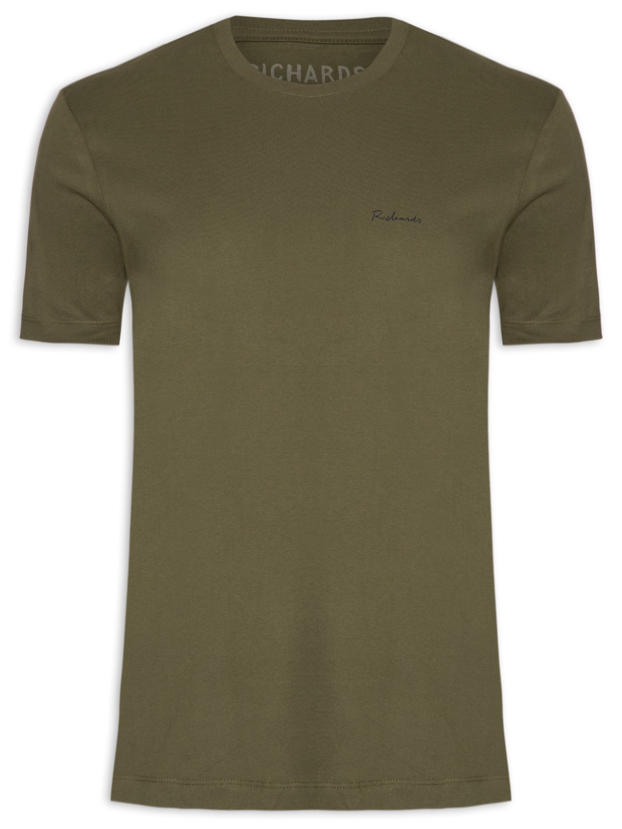 Camiseta Masculina Basic Fabric Dye - Verde
