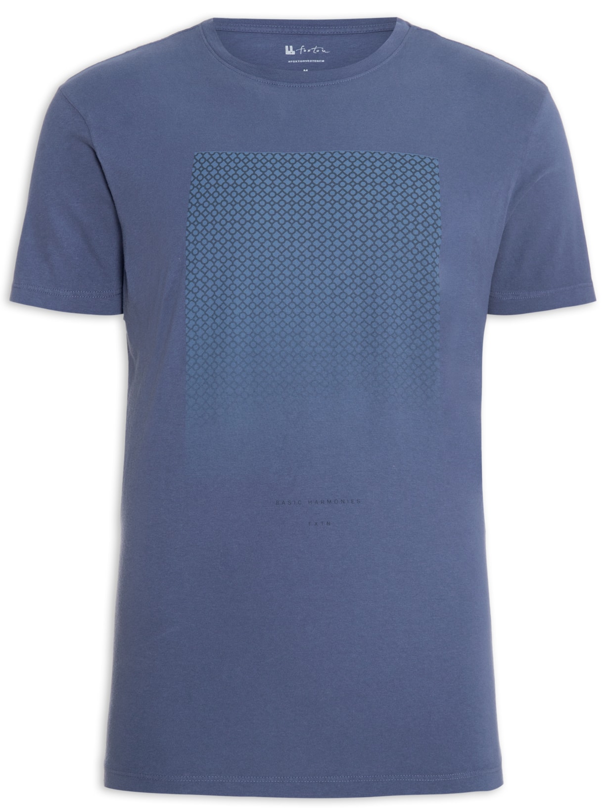 Camiseta Masculina Basic Harmonies - Azul