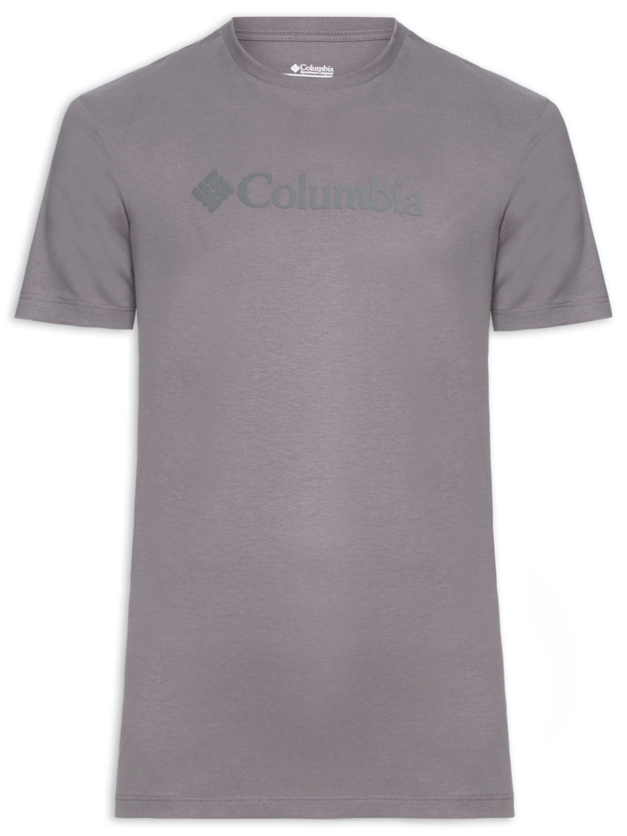 Camiseta Masculina Basic Logo II Branded Shadow - Cinza