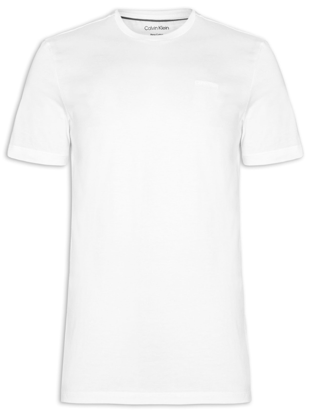 Camiseta Masculina Básica Algodão Pima - Branco