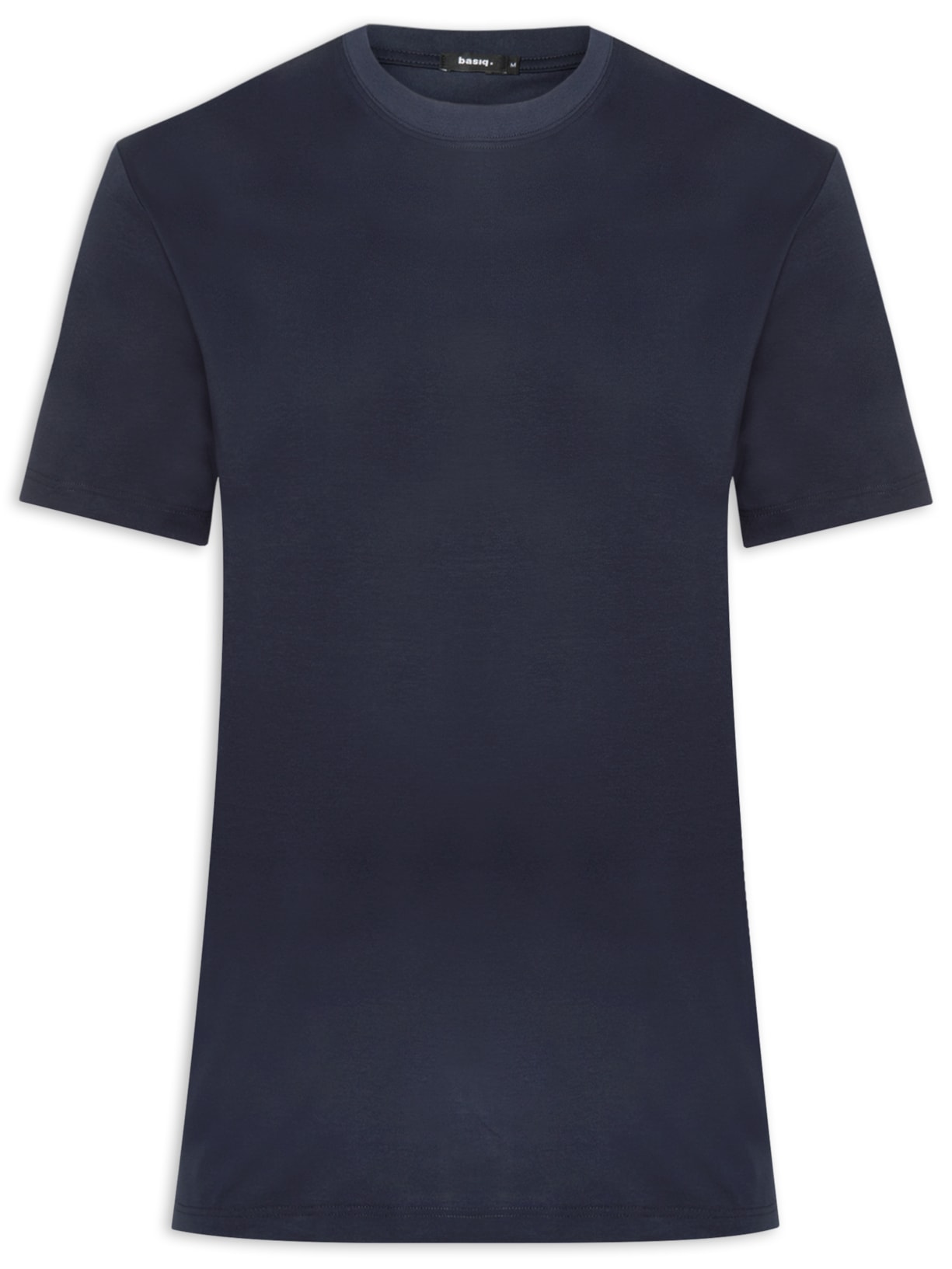 Camiseta Masculina Básica Algodão Premium - Azul