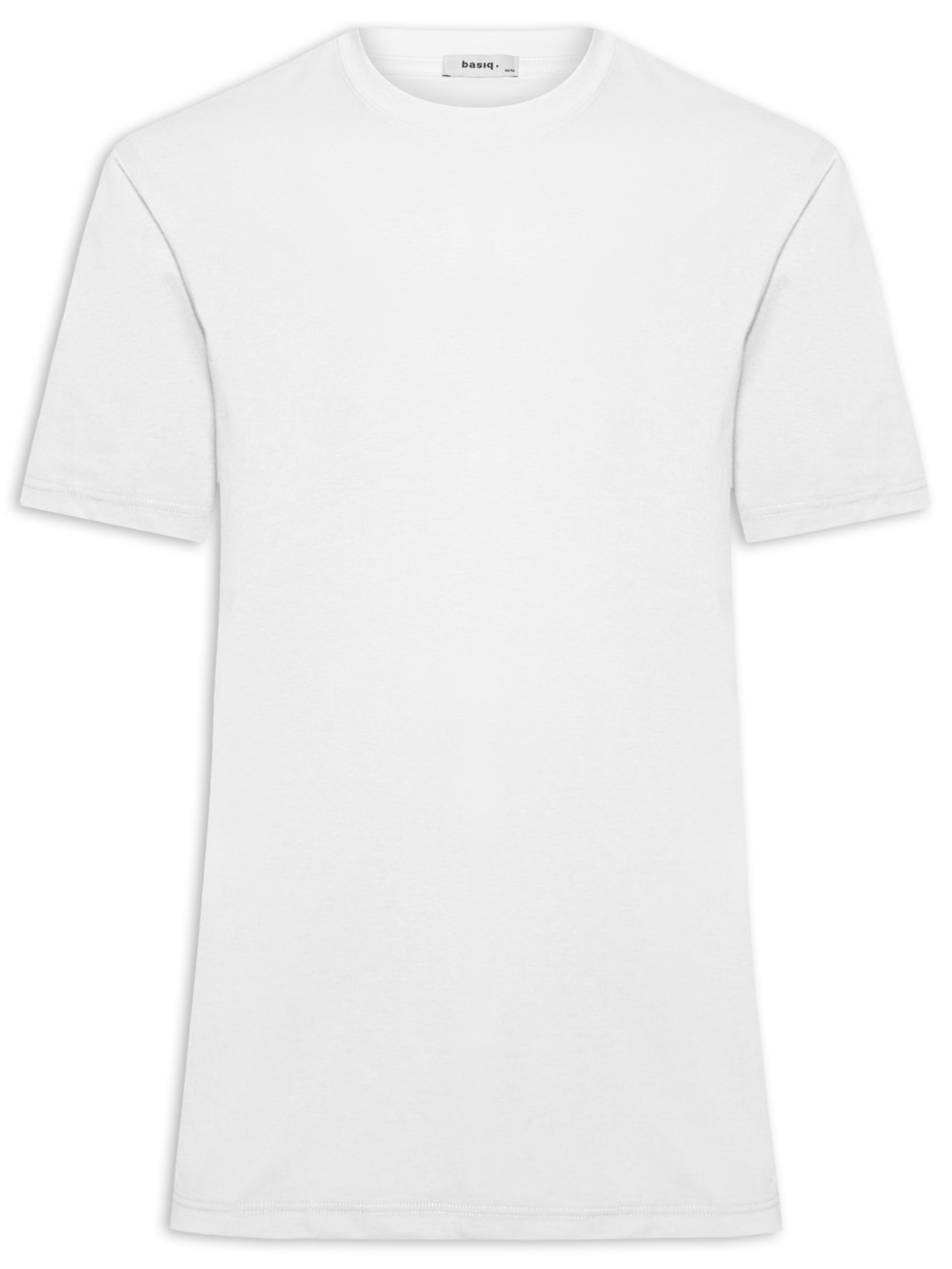 Camiseta Masculina Básica Algodão Premium - Branco