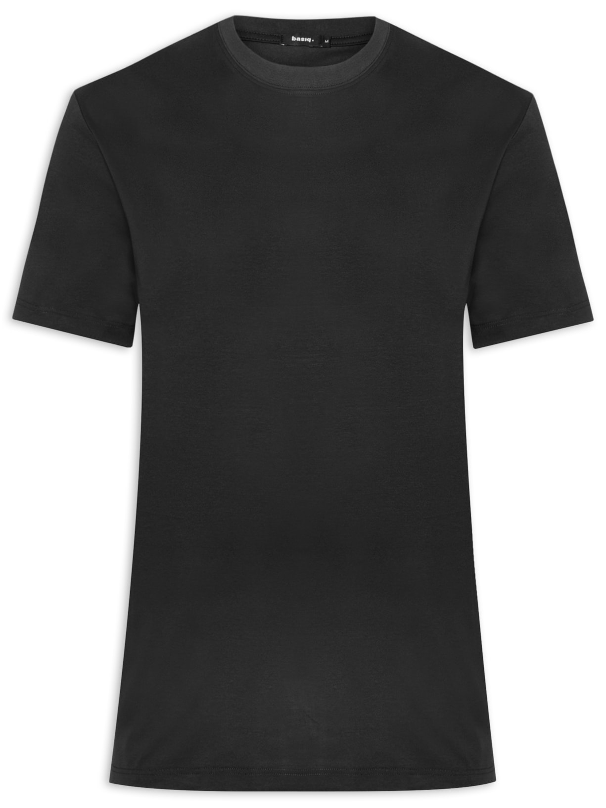 Camiseta Masculina Básica Algodão Premium - Preto