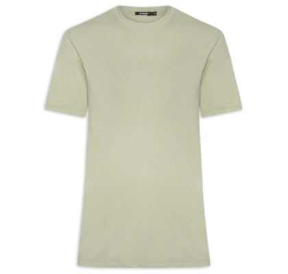 Camiseta Masculina Básica Algodão Premium - Verde