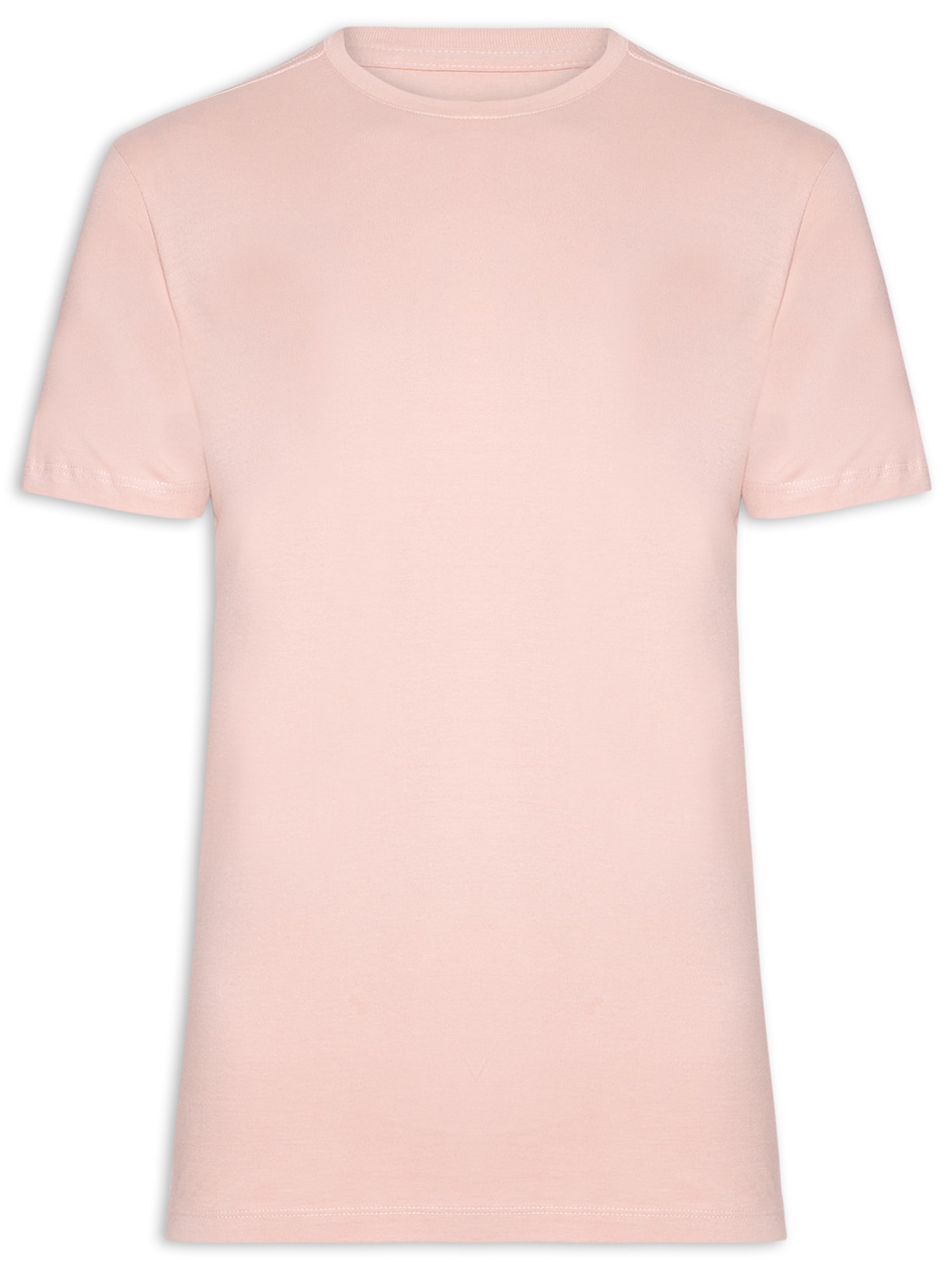 Camiseta Masculina Básica Algodão - Rosa