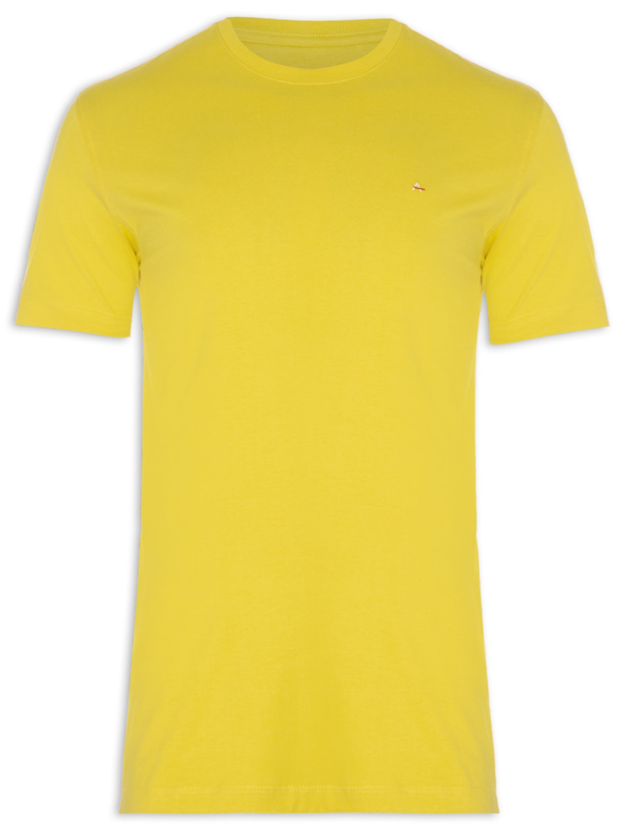 Camiseta Masculina Básica - Amarelo