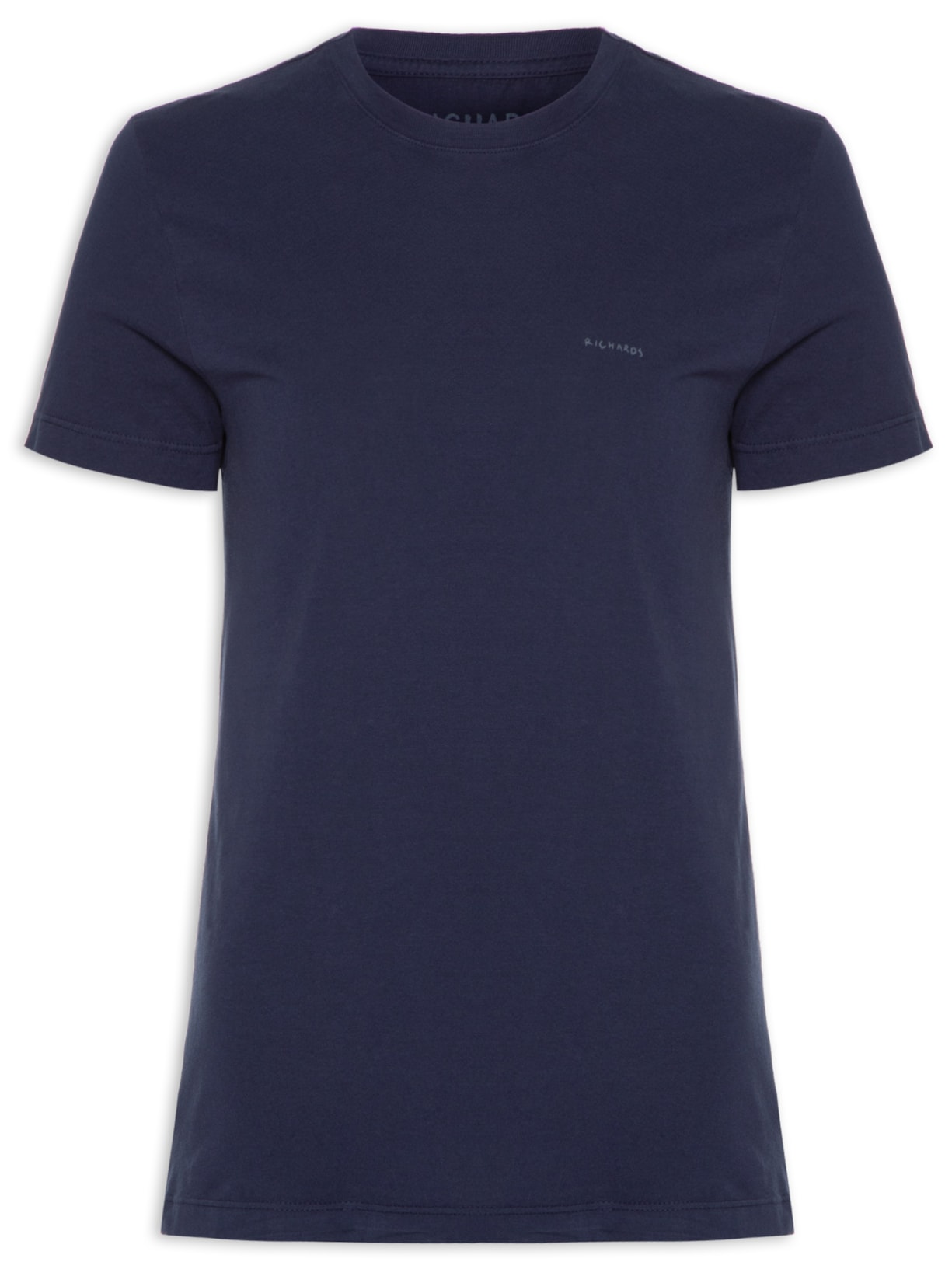 Camiseta Masculina Básica Aquarela - Azul