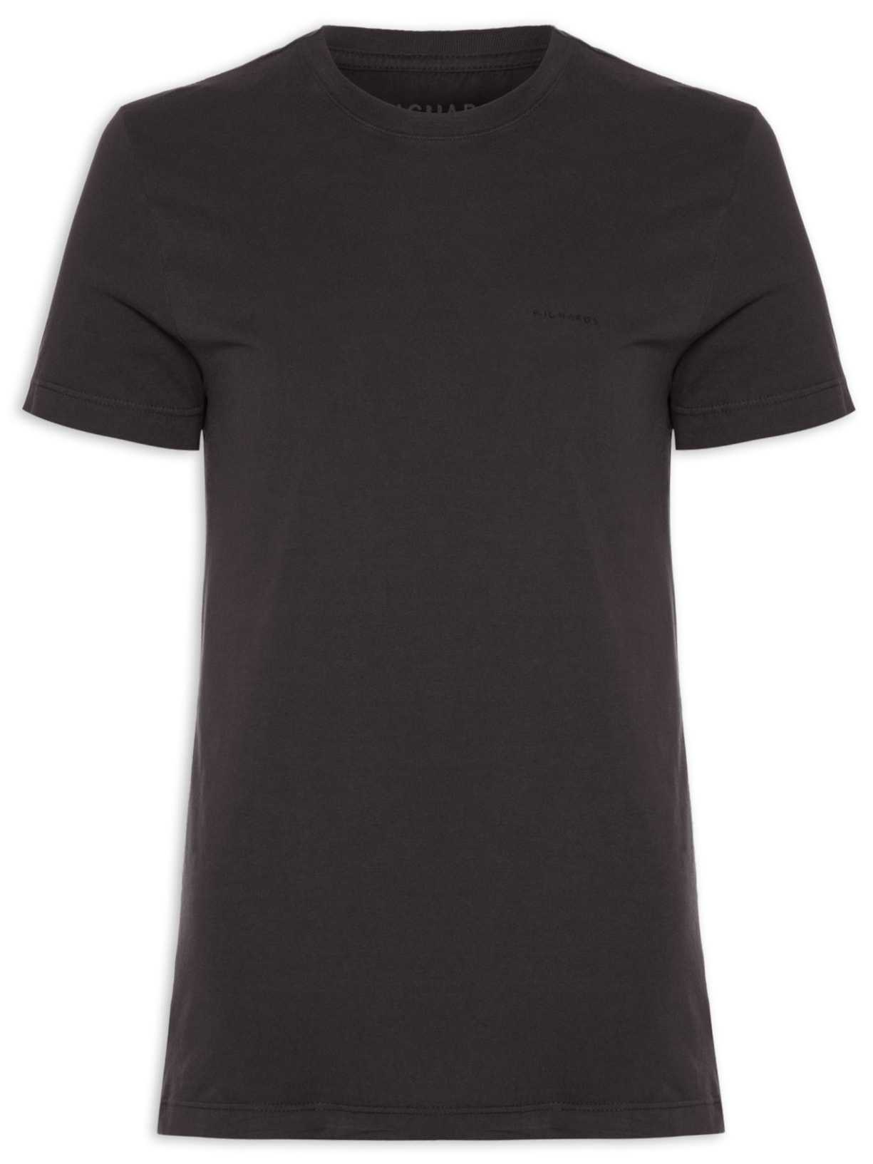 Camiseta Masculina Básica Aquarela - Cinza