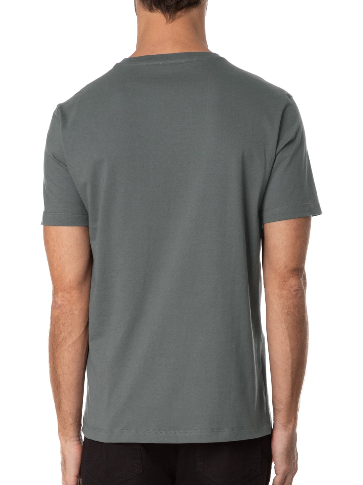 Camiseta Masculina Básica Aramis Cinza Aramis