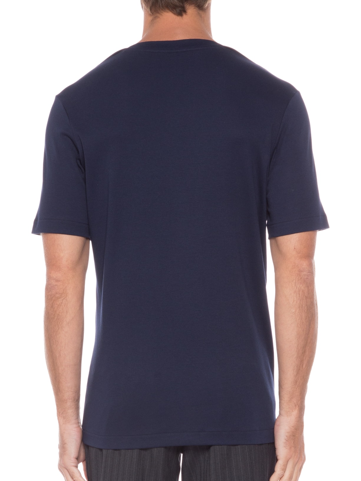 Camiseta Masculina Básica Azul Ricardo Almeida