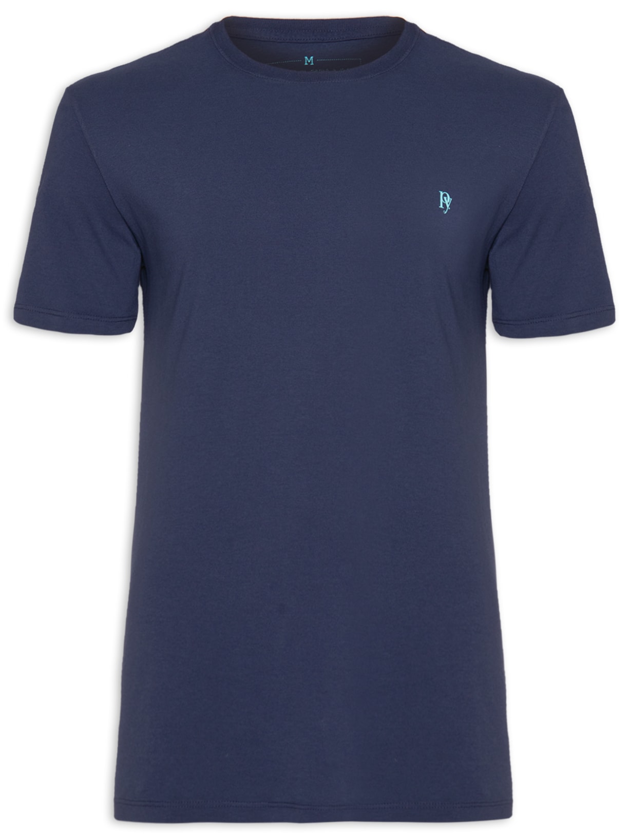 Camiseta Masculina Básica - Azul