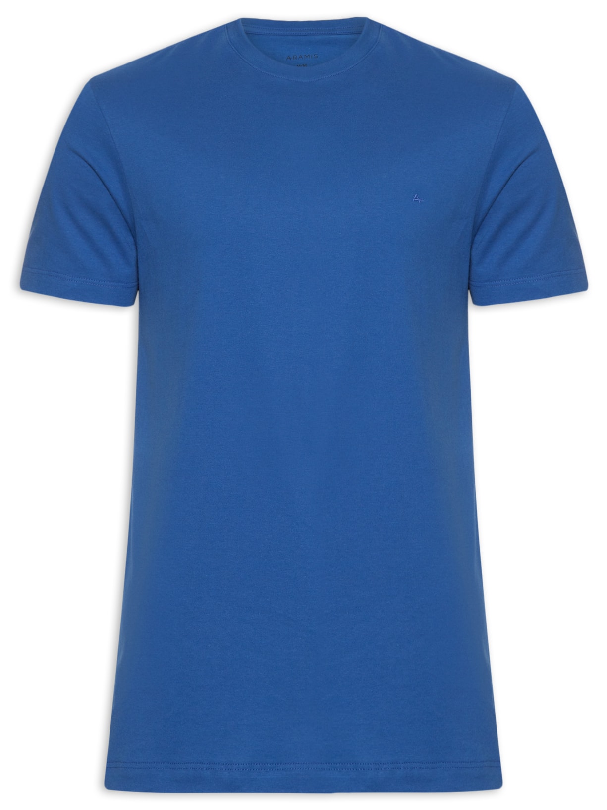 Camiseta Masculina Básica Azul Aramis