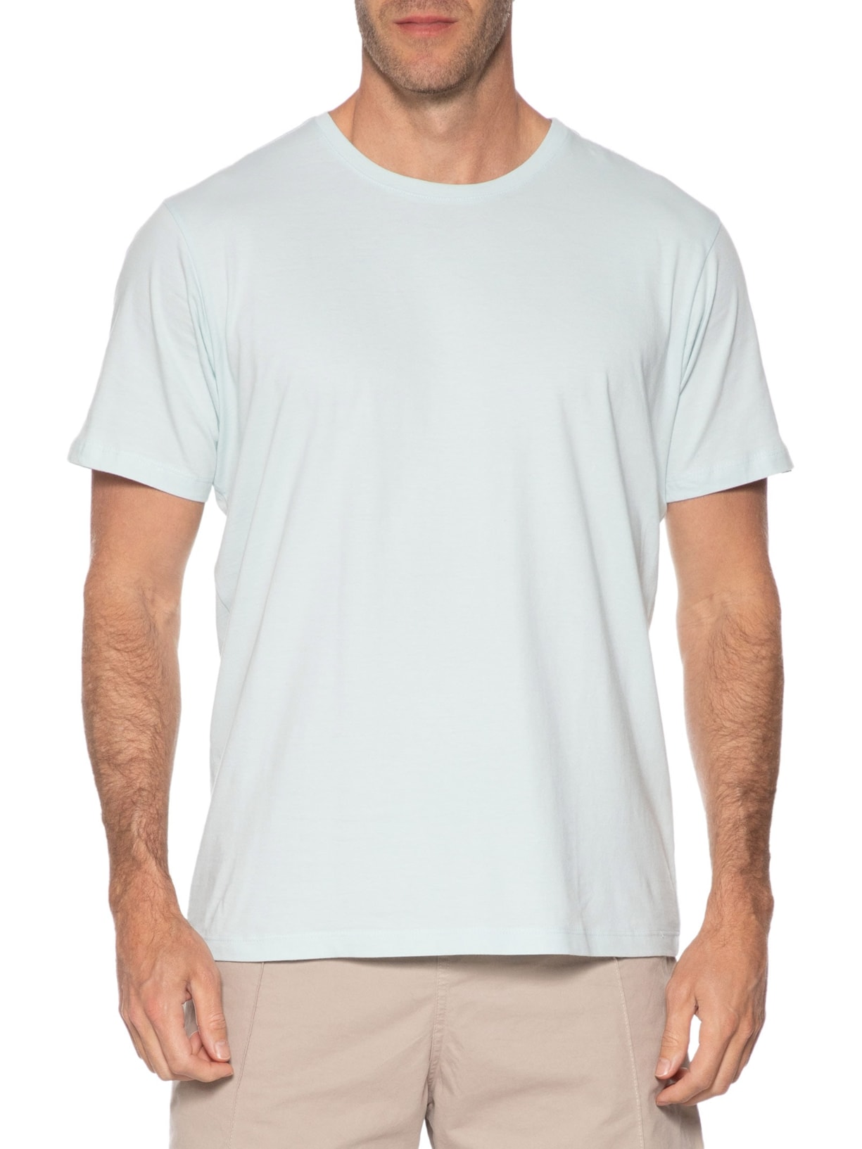 Camiseta Masculina Básica Azul Pineapple