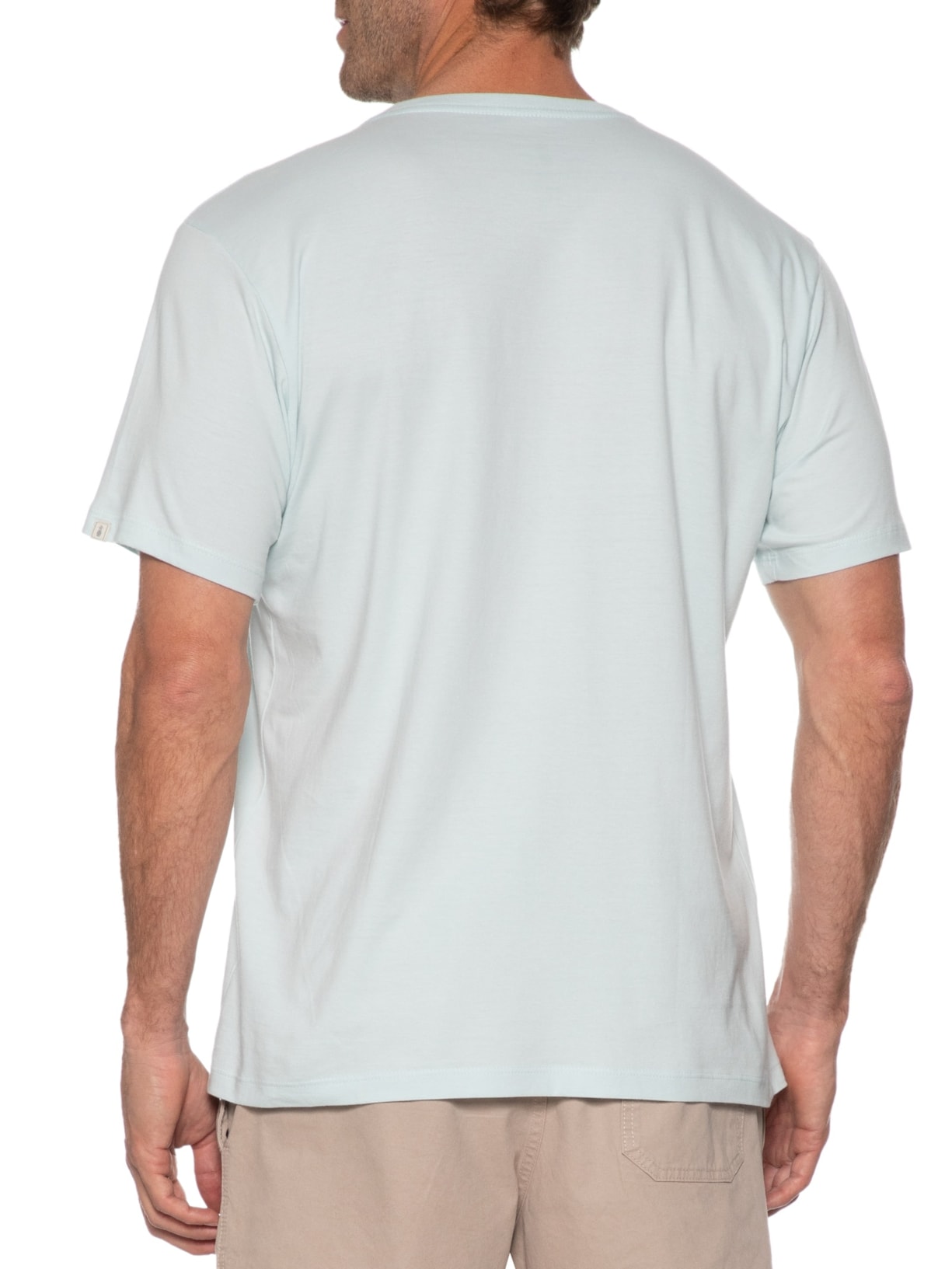 Camiseta Masculina Básica Azul Pineapple