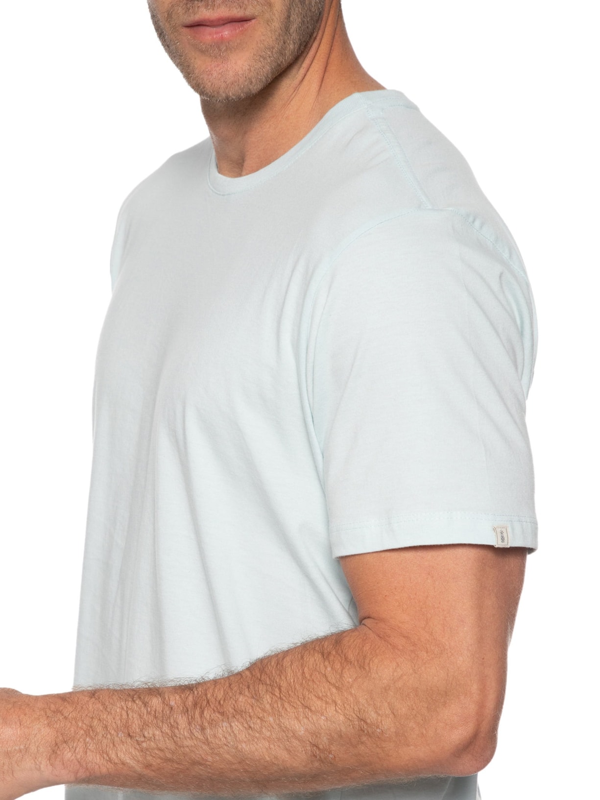 Camiseta Masculina Básica Azul Pineapple