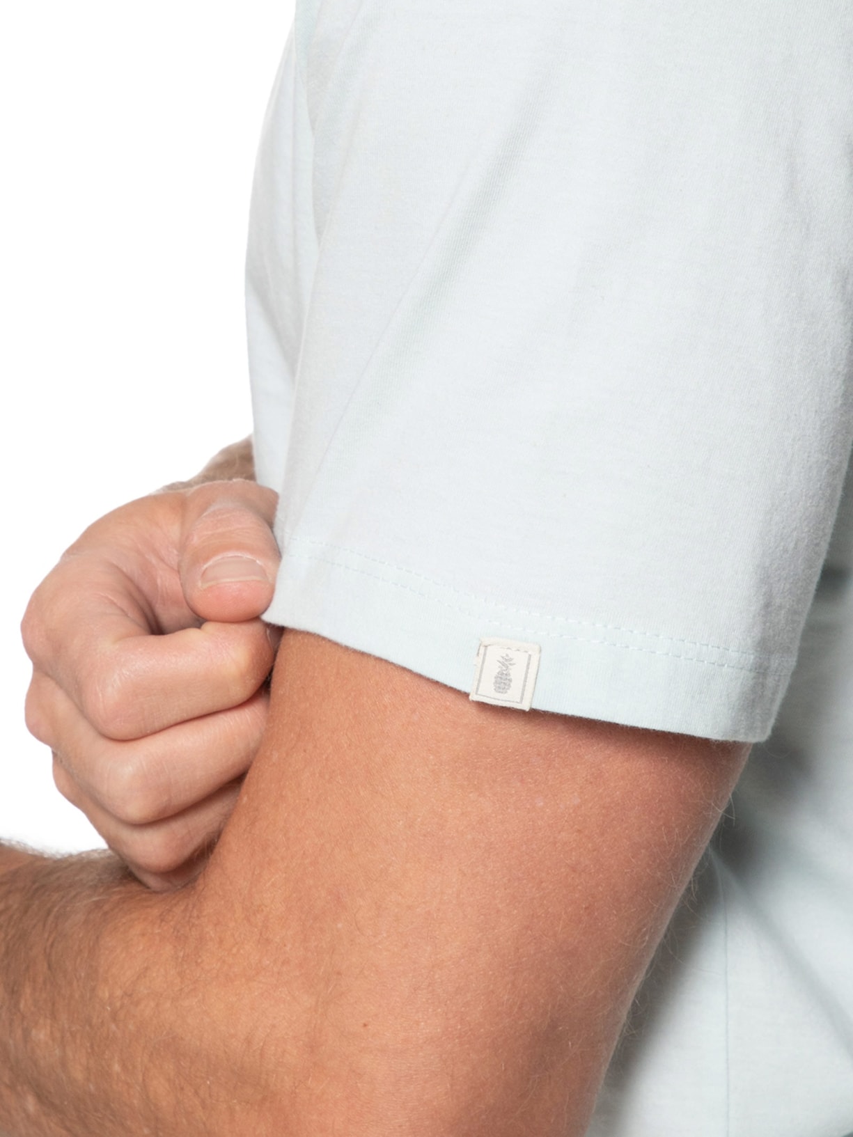 Camiseta Masculina Básica Azul Pineapple