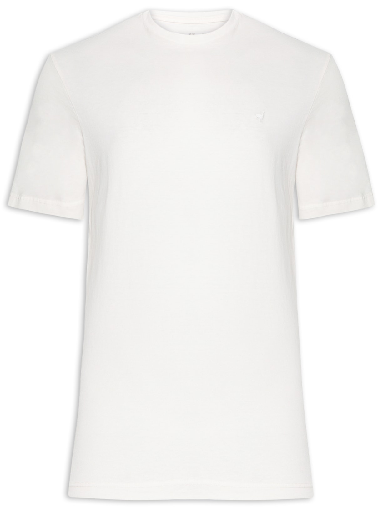 Camiseta Masculina Básica - Branco
