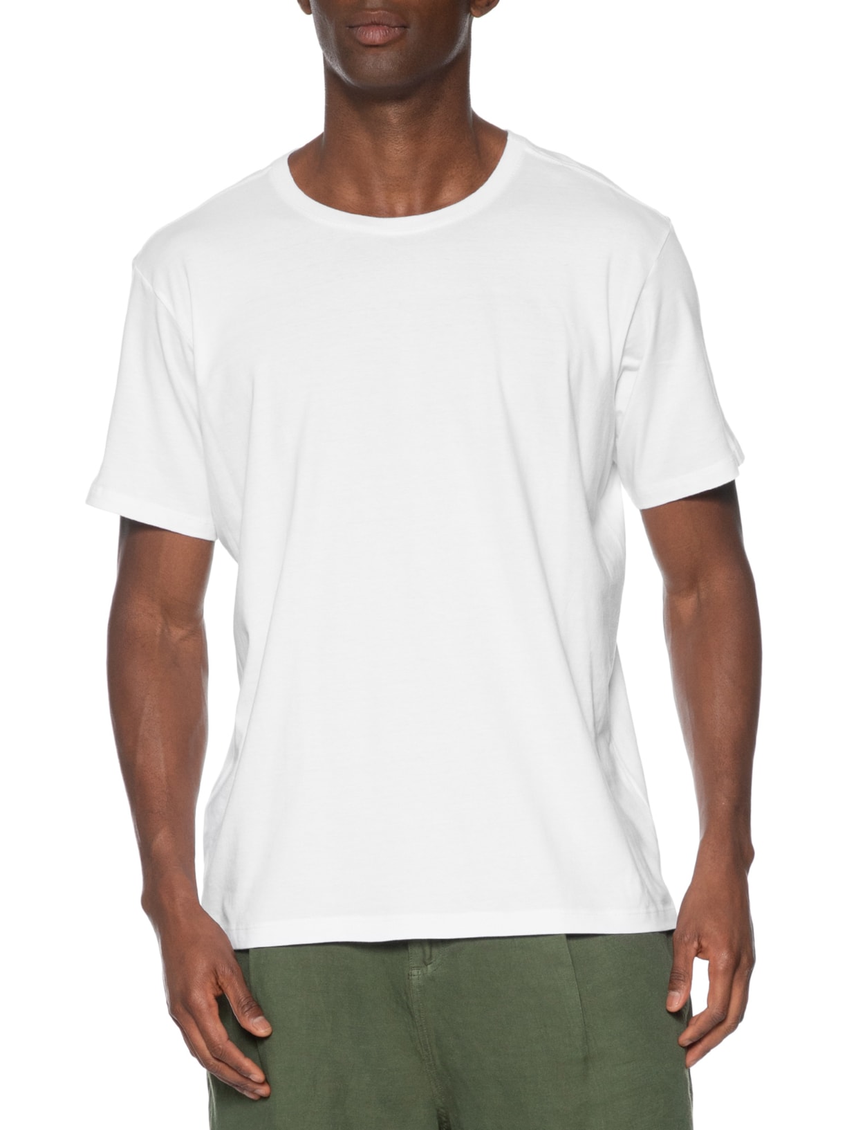 Camiseta Masculina Básica Branco Pineapple