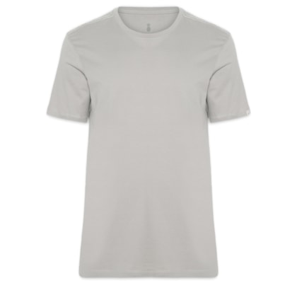Camiseta Masculina Básica - Cinza