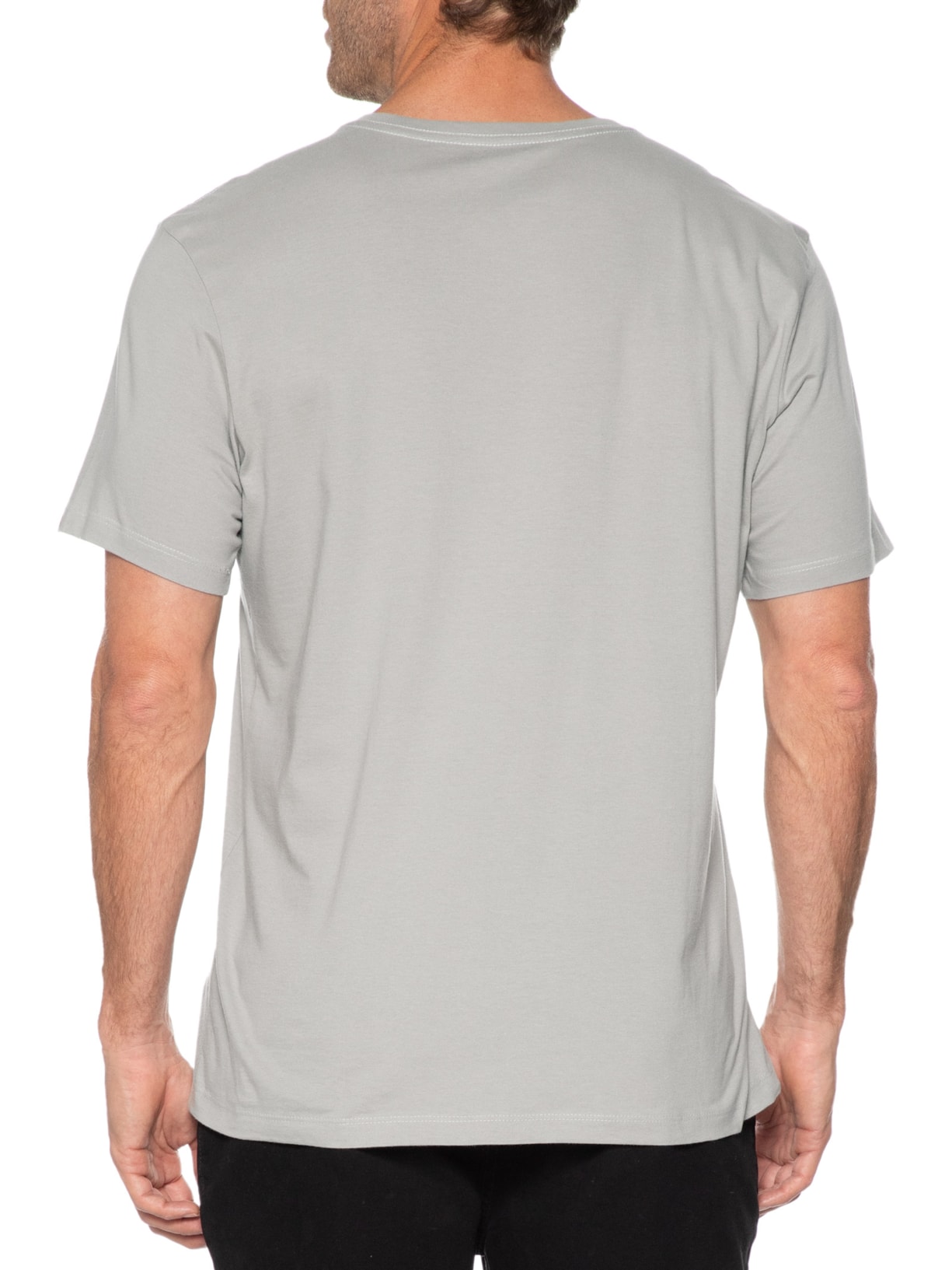 Camiseta Masculina Básica Cinza Pineapple