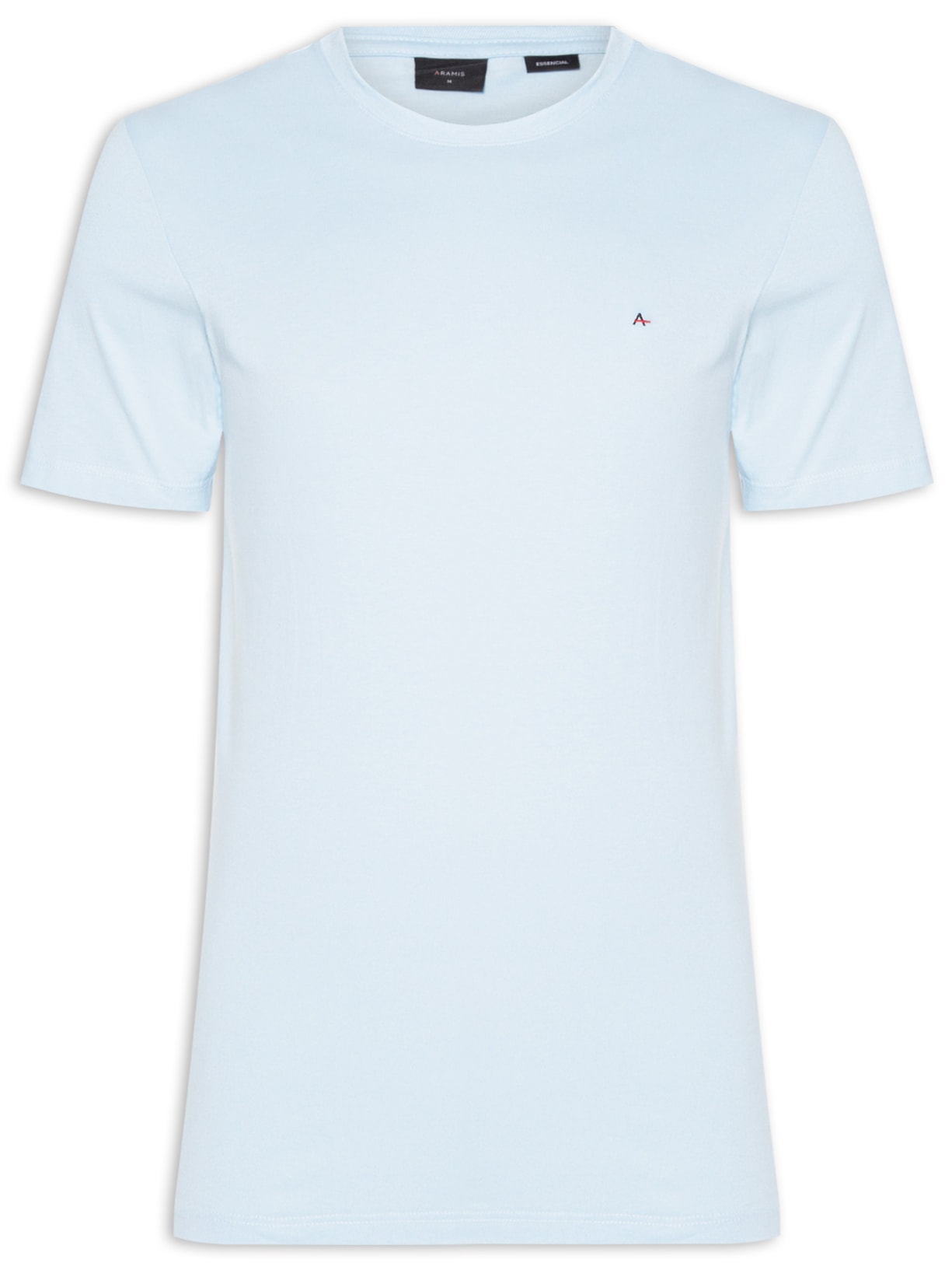 Camiseta Masculina Básica Em Algodão - Azul