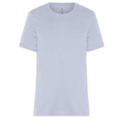 Camiseta Masculina Básica Em Algodão - Azul