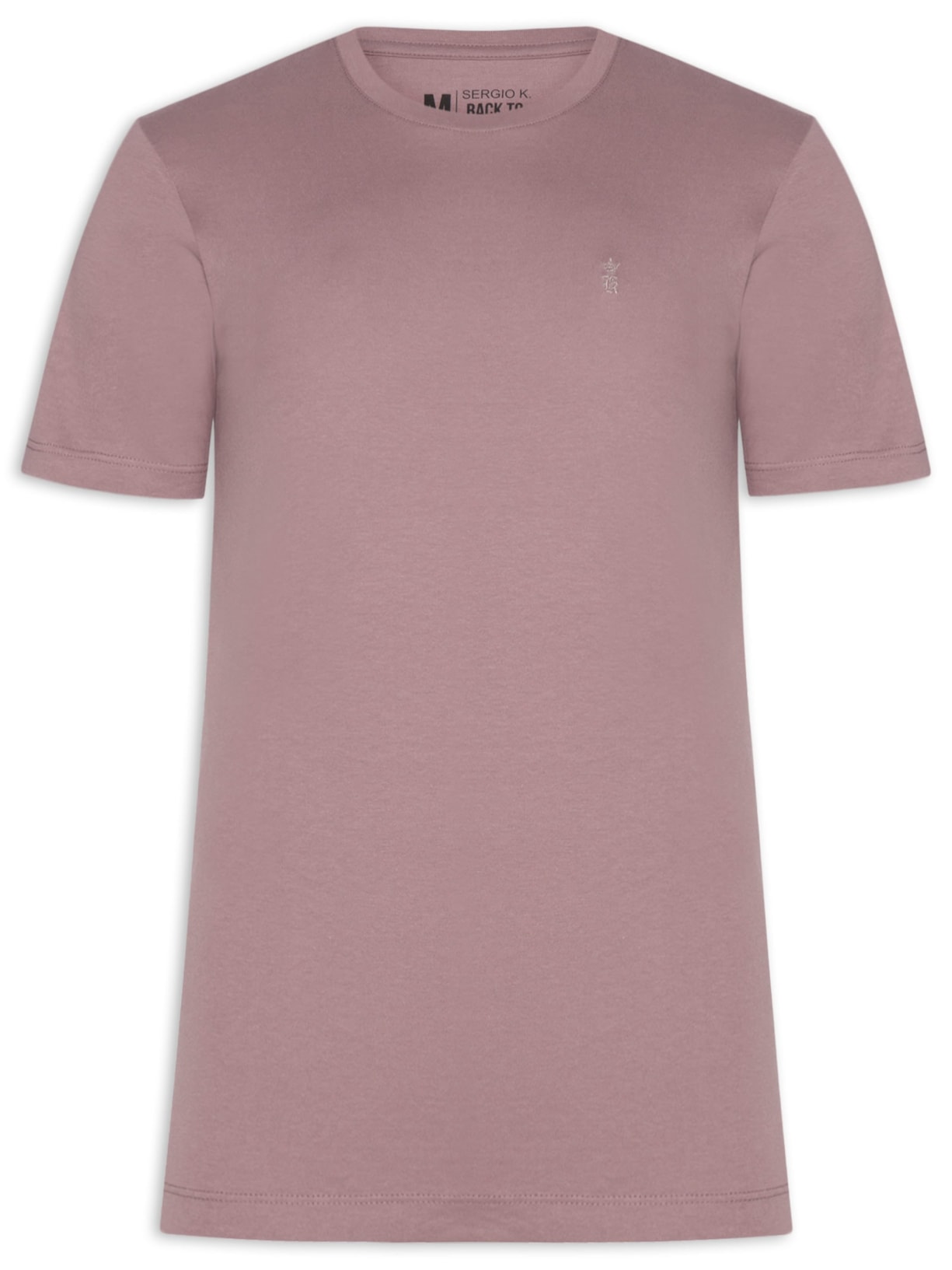 Camiseta Masculina Básica Em Algodão - Roxo