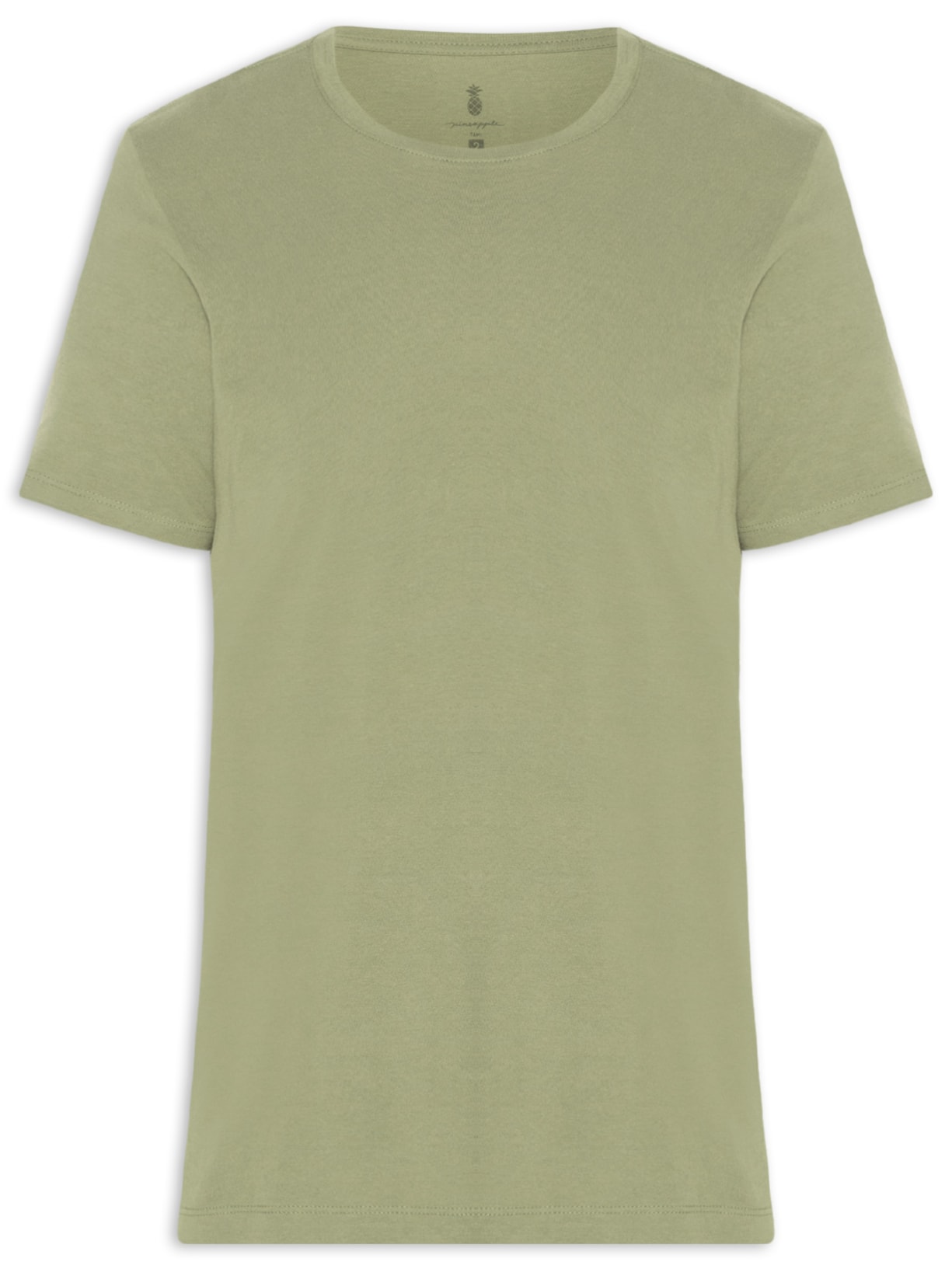 Camiseta Masculina Básica Em Algodão - Verde