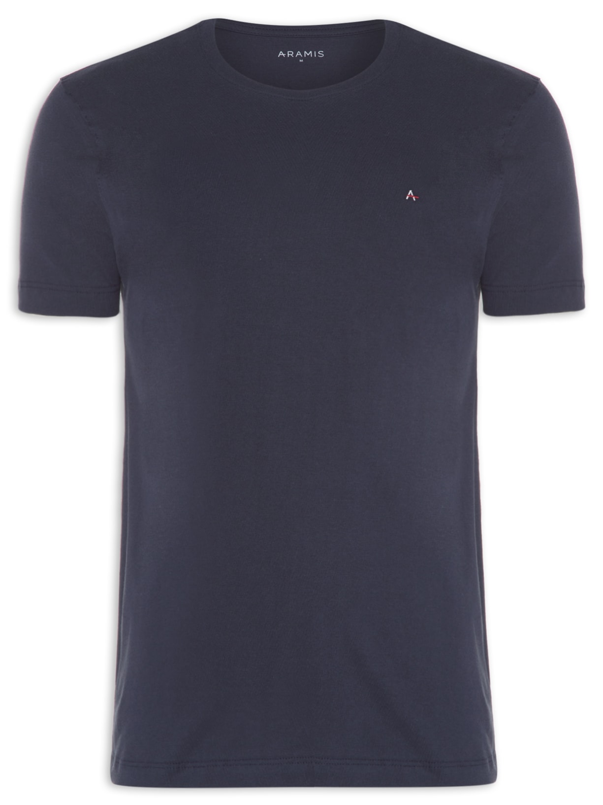 Camiseta Masculina Básica Gola Careca - Azul