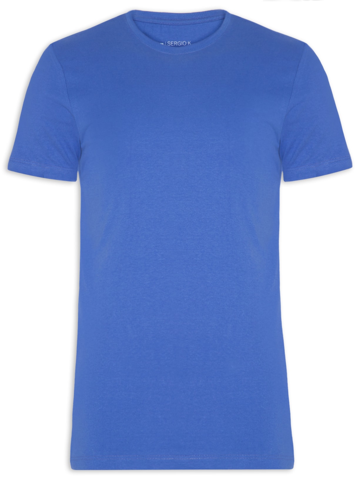 Camiseta Masculina Basica Gola Careca - Azul
