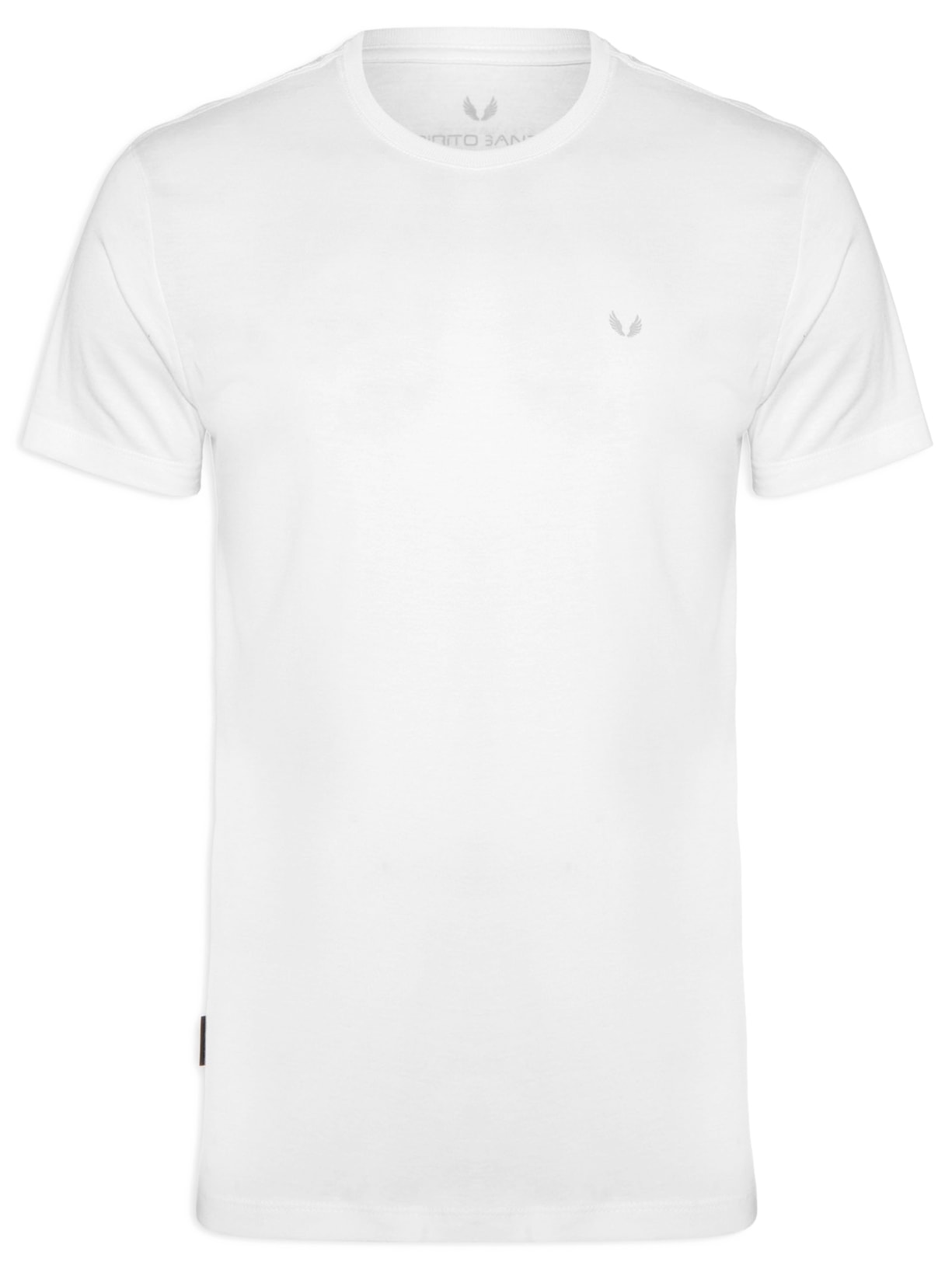 Camiseta Masculina Básica Logo Branco Spirito Santo