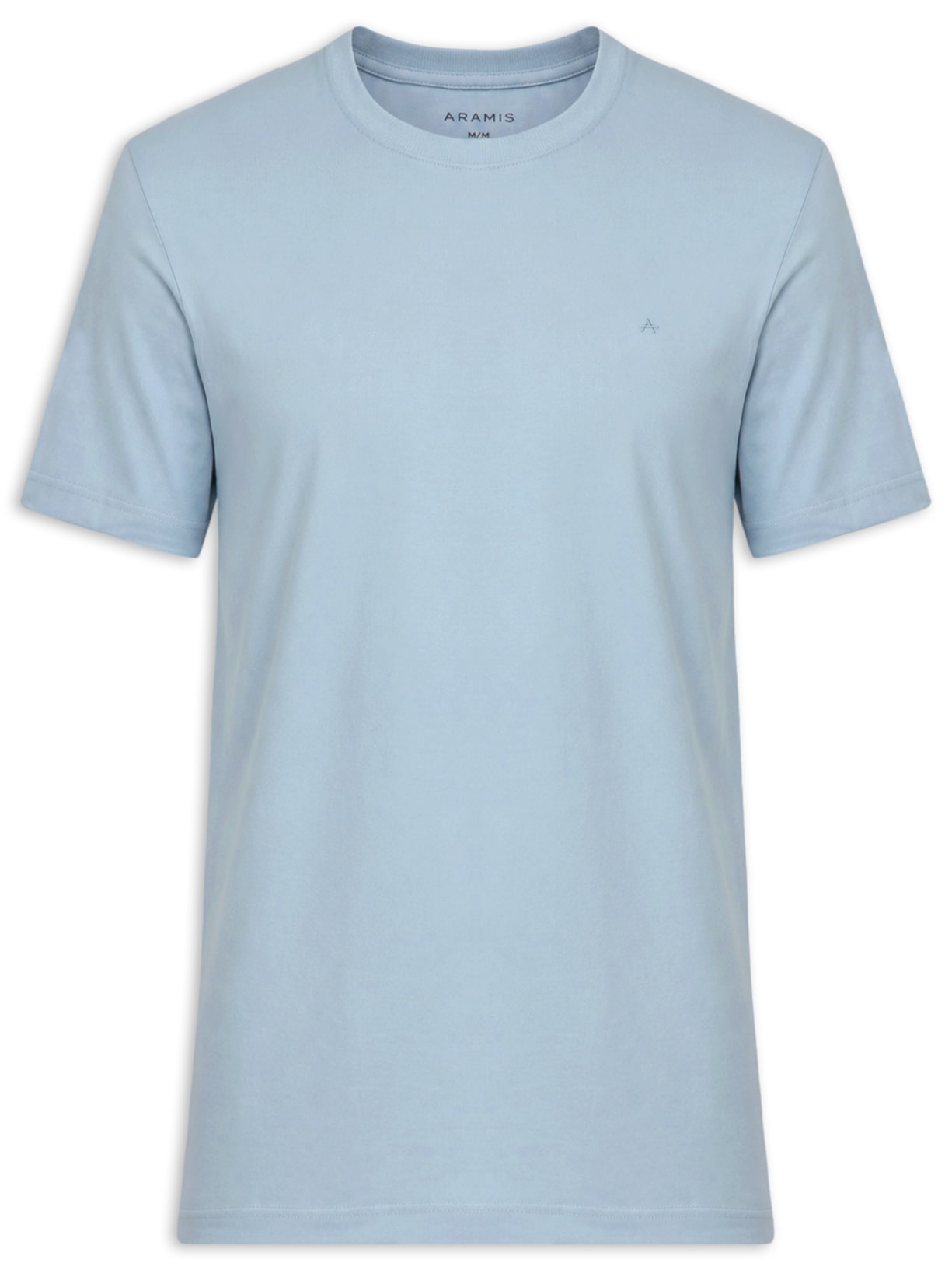 Camiseta Masculina Básica Logo Surton Azul Aramis