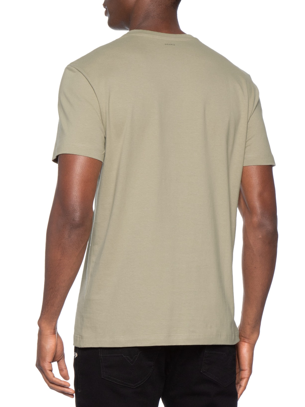 Camiseta Masculina Básica Logo Surton Bege Aramis