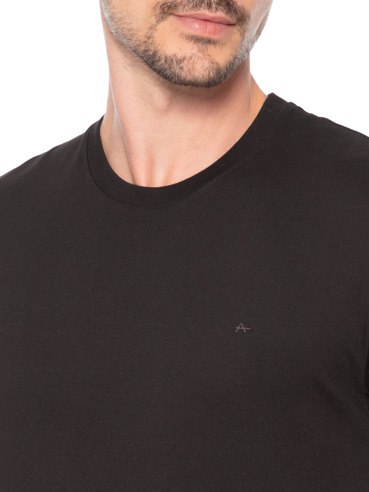Camiseta Masculina Básica Logo Surton Marrom Aramis