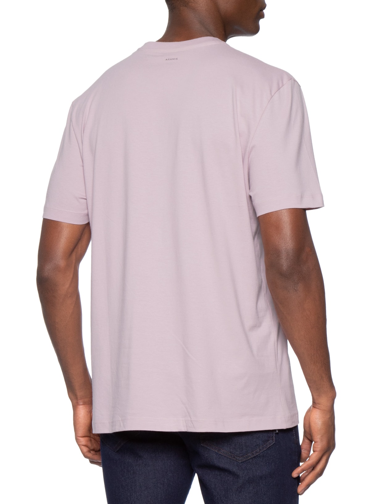 Camiseta Masculina Básica Logo Surton Rosa Aramis