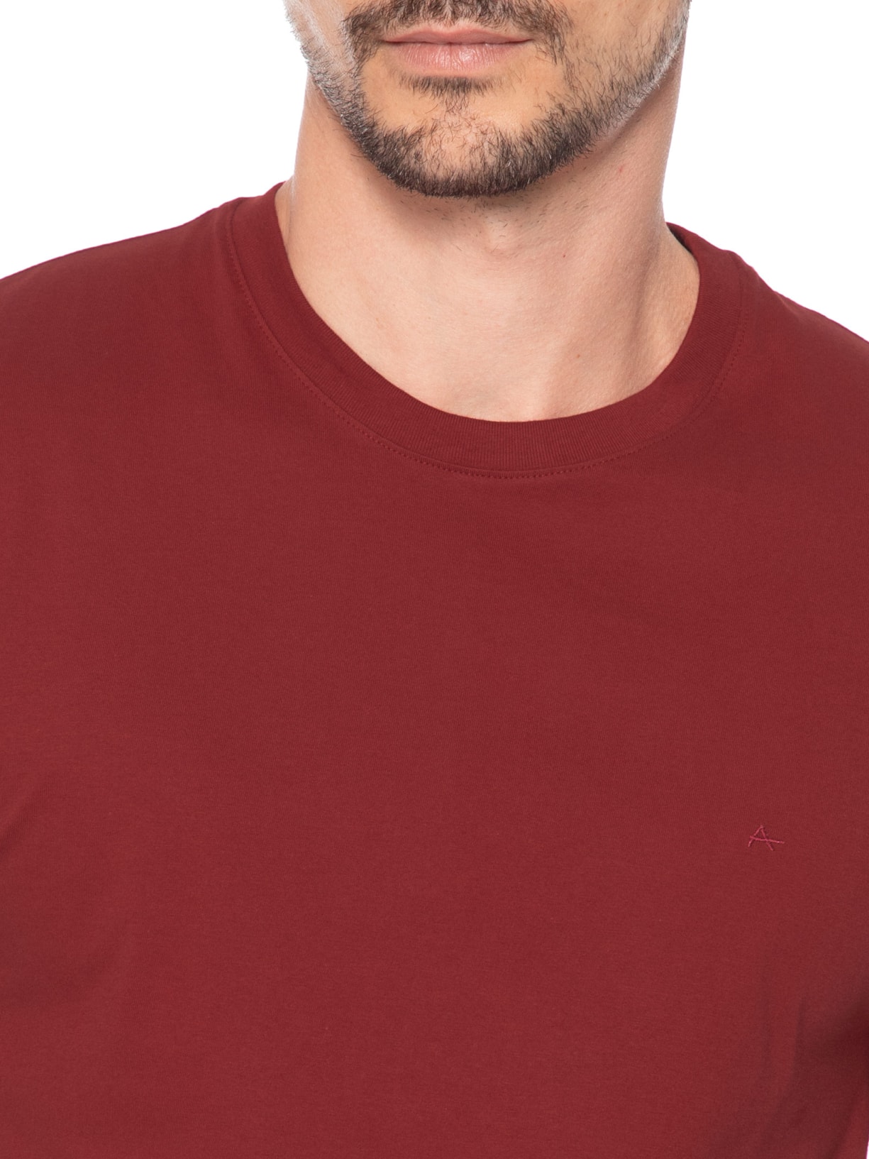Camiseta Masculina Básica Logo Surton Vermelho Aramis